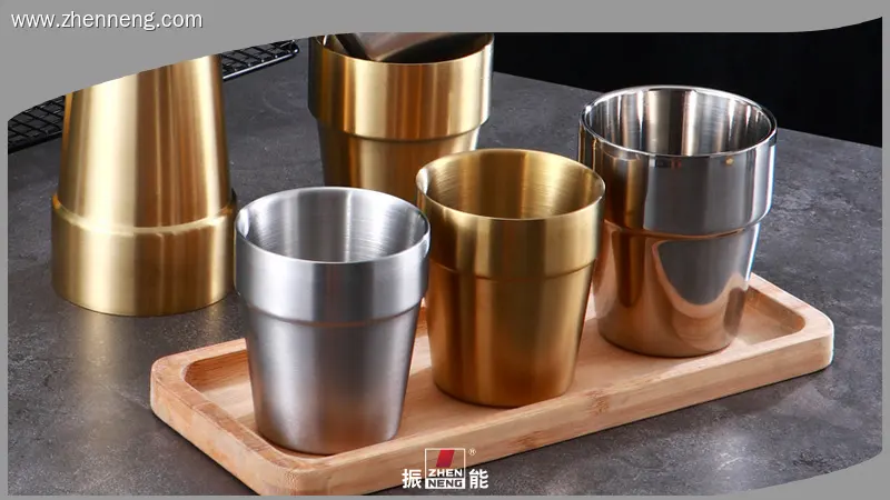 Stainless Steel Double Wall Cups - Wholesale Camping Office Party Mugs 1