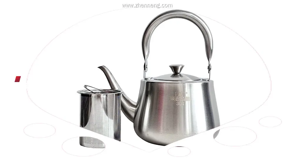 真能不锈钢茶壶，带细密网状滤茶器——终极茶饮咖啡解决方案 1