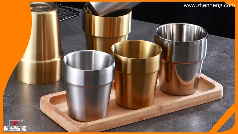 Gobelets de camping en acier inoxydable - ZHENNENG 1