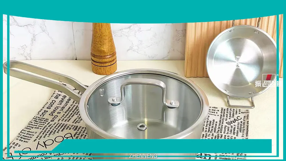 Stainless Steel Tri-Ply Saucepan Set - Induction Cooktop Compatible & Oven Safe 1