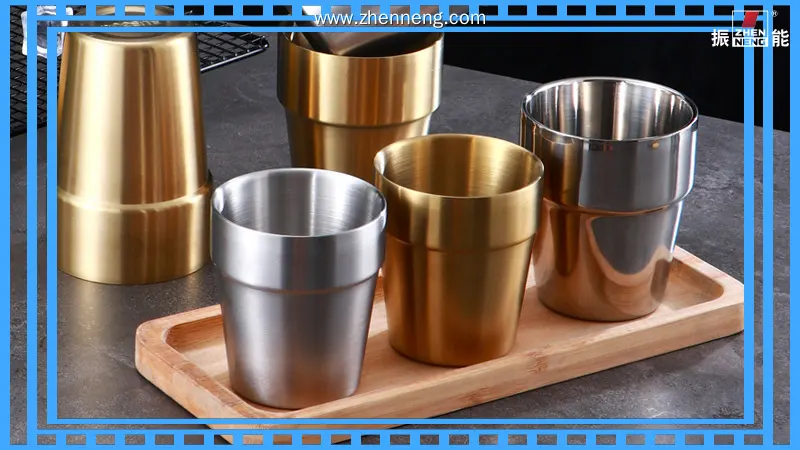 高品质不锈钢双层杯 - 臻能 1