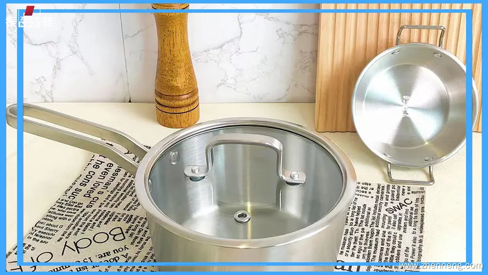 Stainless Steel Tri-ply Saucepan Set 1