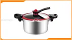 410 Stainless Steel Micro Pressure Cooker with Non-Stick Coating 1