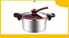 Maifanshi Coated Stainless Steel Micro Pressure Cooker - Fast, Safe, and Efficient 1