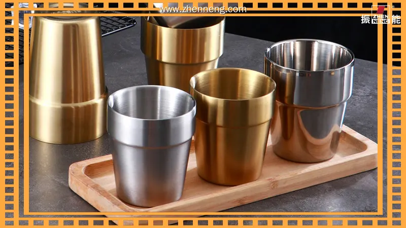Custom Stainless steel travel mugs with handle Supplier | ZHENNENG 1
