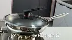 Steel Wok with Lid Stainless Steel Wok Wholesale - ZHENNENG 1