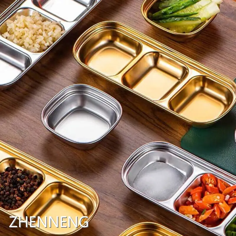 Round Tray Stainless Steel Stainless Steel Dinnerware Wholesale - ZHENNENG 1