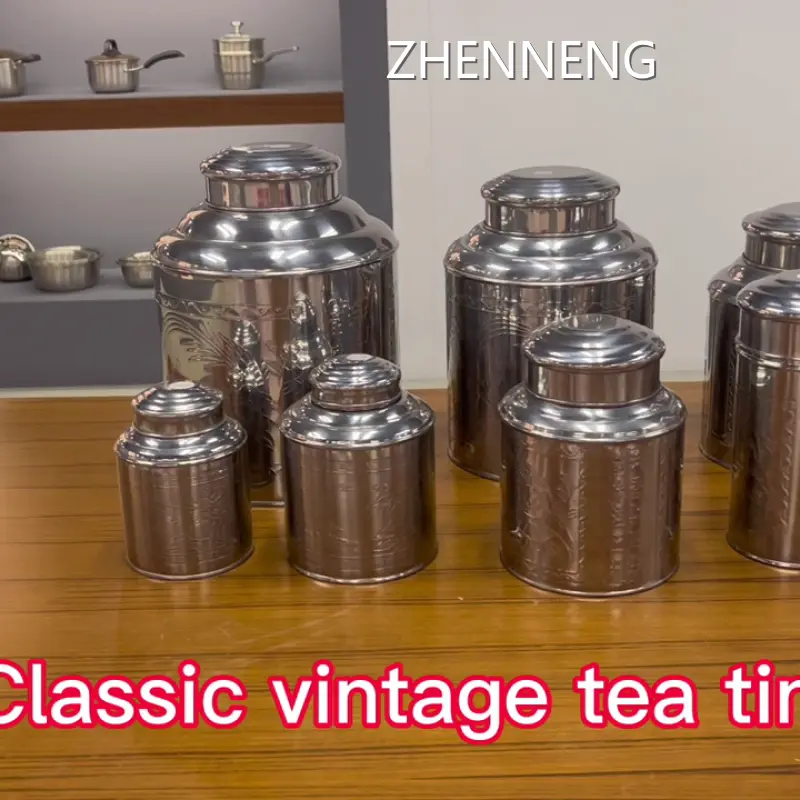 Tea and Coffee Packaging Tin Can Products Wholesale - ZHENNENG 1