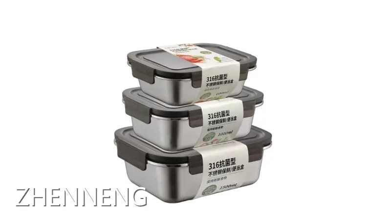 Stainless Steel Food Containers Wholesale by ZHENNENG 1