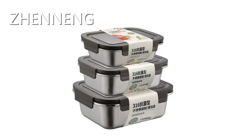 Best Stainless Steel Storage Containers Stainless Steel Food Containers Wholesale - ZHENNENG 1