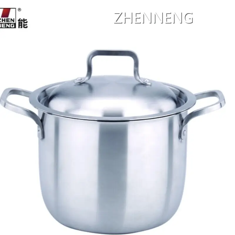 Stainless Steel Soup Pot Supplier Stainless Steel Stock Pot Wholesale - ZHENNENG 1