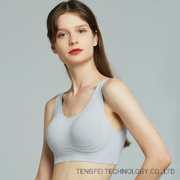 Soutien-gorge de yoga sans coutures ultra-confortable avec impression 3D Senselast, technologie brevetée, haute élasticité et excellente reprise de forme 3