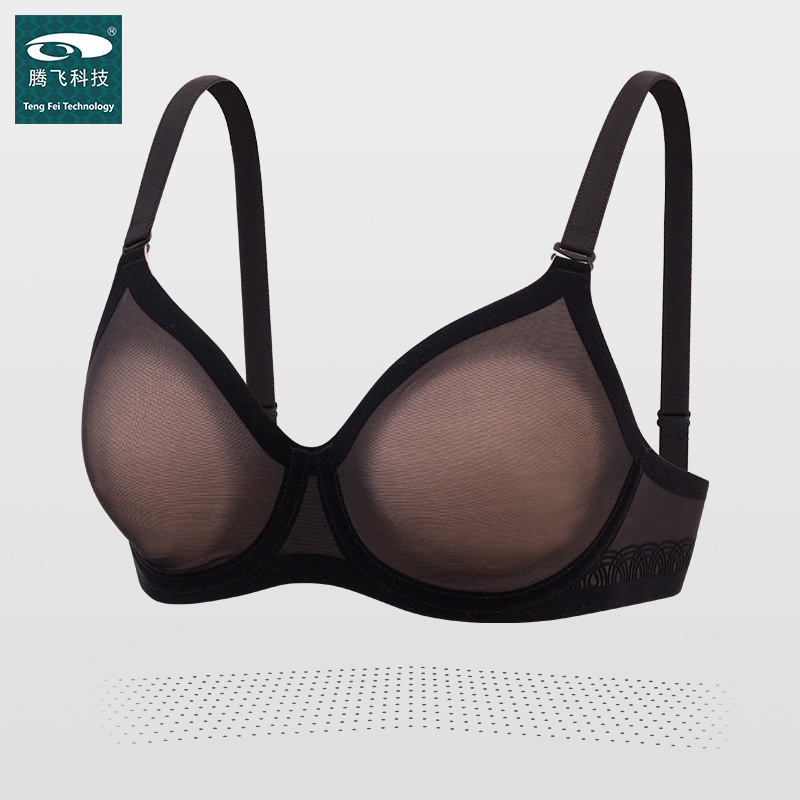 Soutien-gorge moulé en maille pour femme, sexy et doux 2
