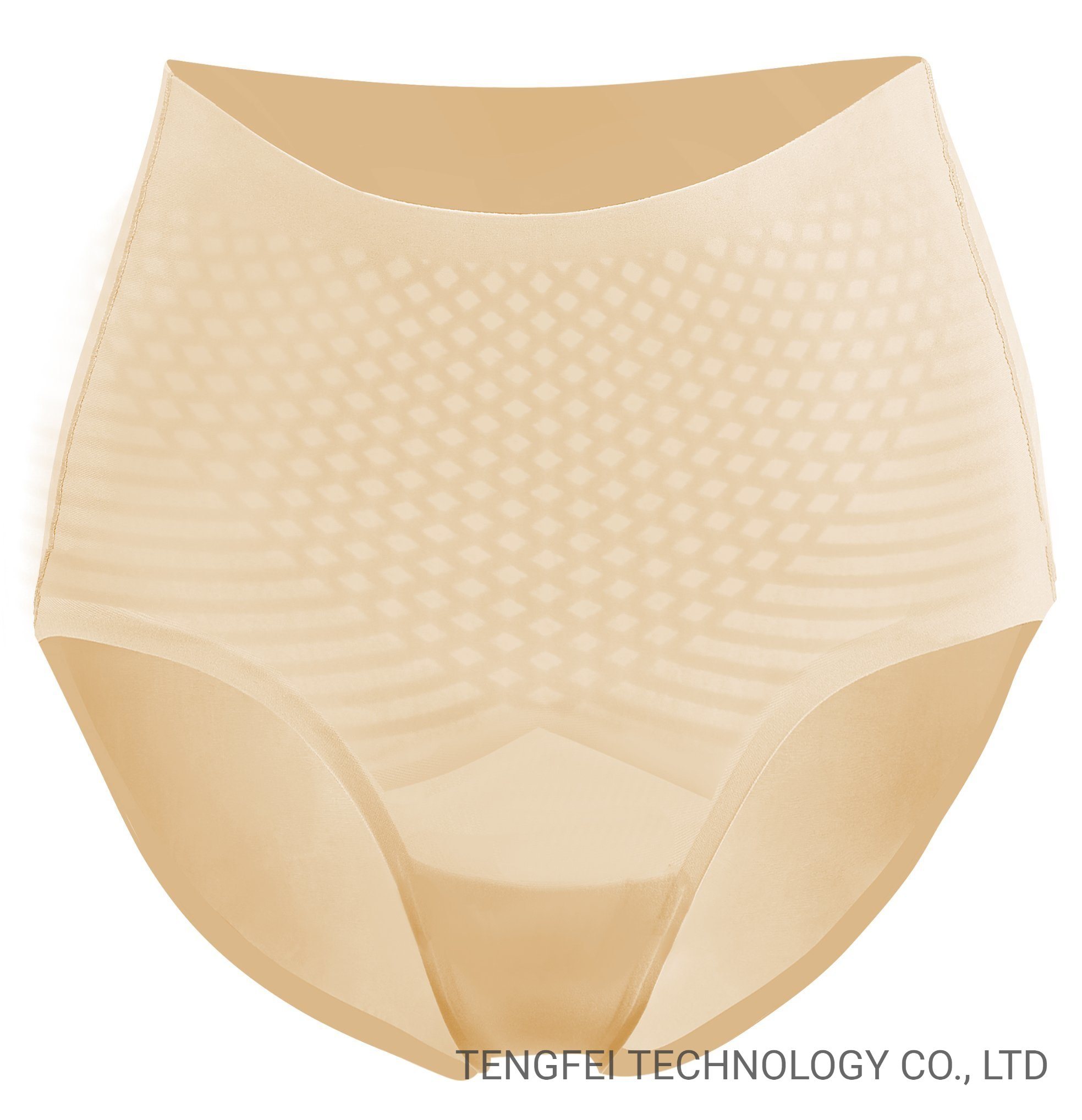 Culotte taille mi-haute sans coutures Senselast en maille imprimée 3D pour femme 3