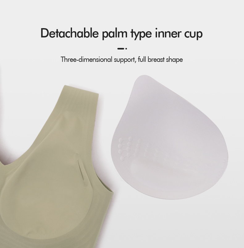 Soutien-gorge sans coutures à maintien optimal avec impression 3D Senselast, technologie brevetée, haute élasticité et excellente reprise de forme 4