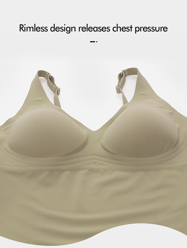 Soutien-gorge gilet sans coutures 3D Senselast, ultra-soutien, très extensible et à récupération optimale 4