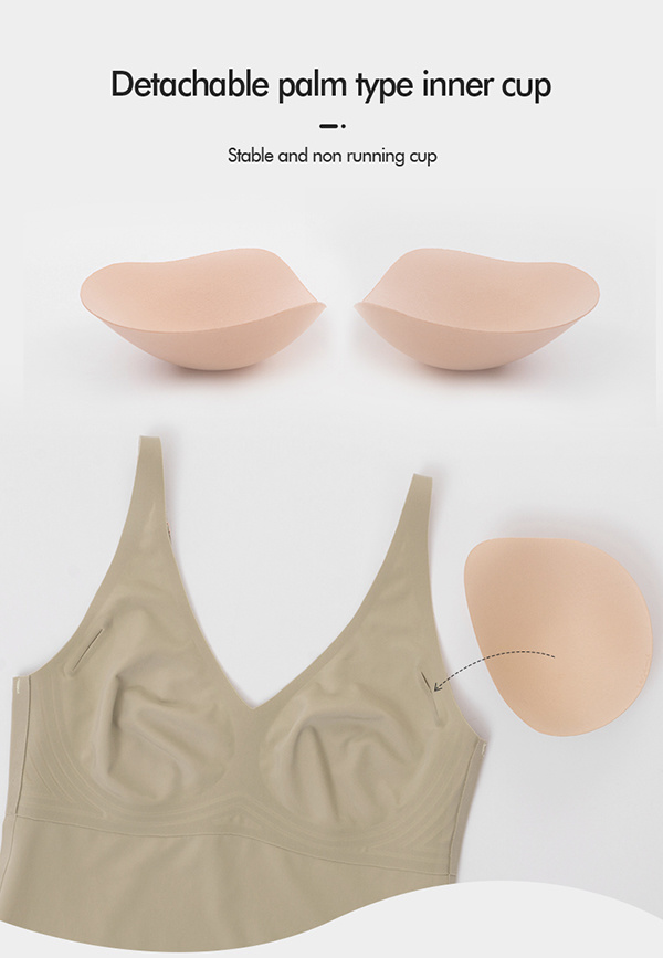 Soutien-gorge gilet sans coutures 3D Senselast, ultra-soutien, très extensible et à récupération optimale 5