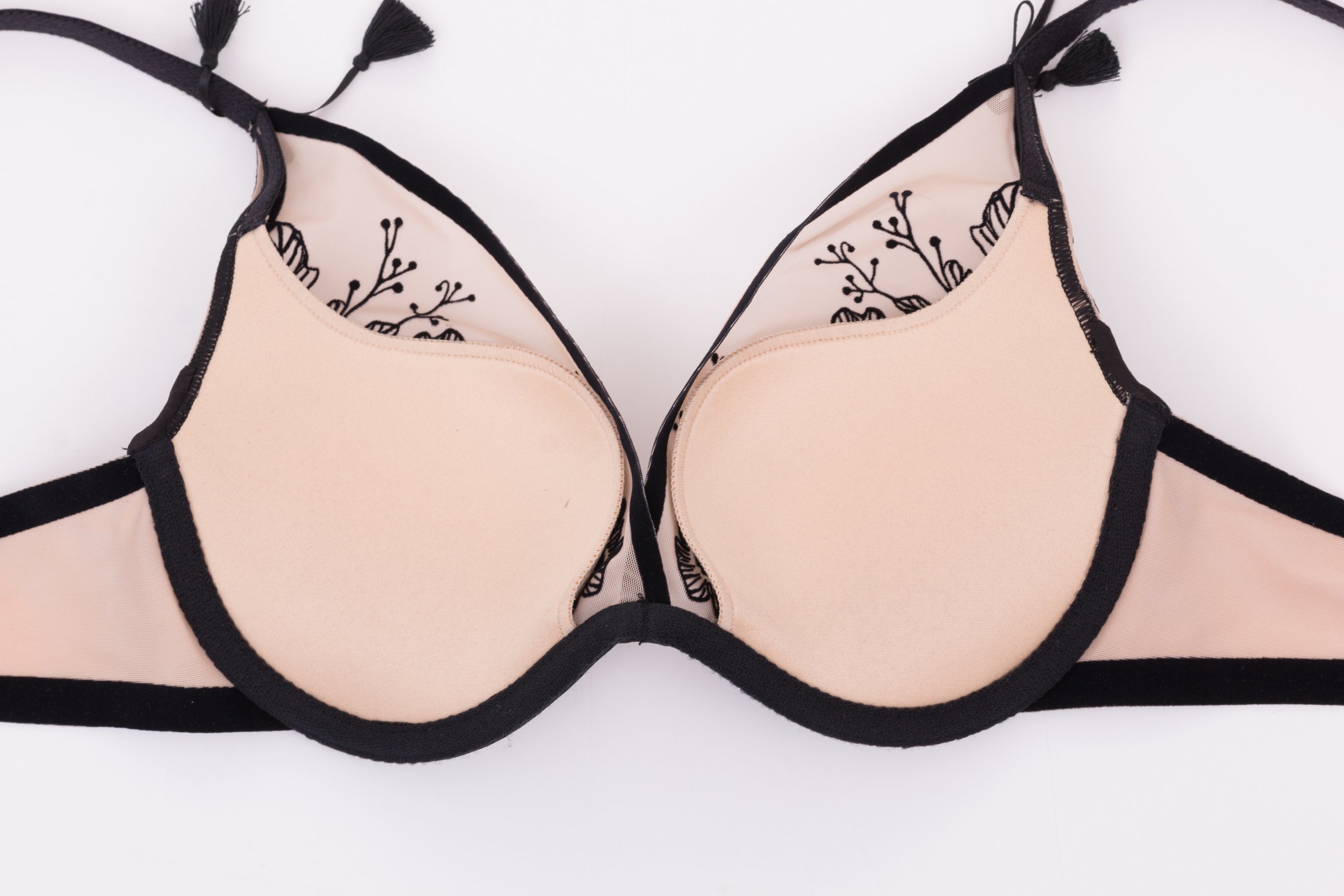 Soutien-gorge sexy en maille pour femme avec pierres chauffantes en surface 3
