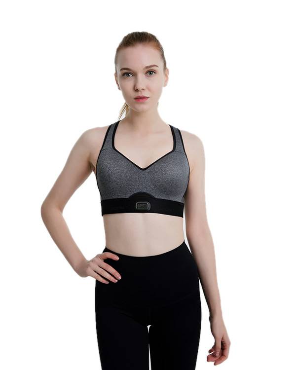Soutien-gorge de sport intelligent pour femme avec suivi de la fréquence cardiaque 1
