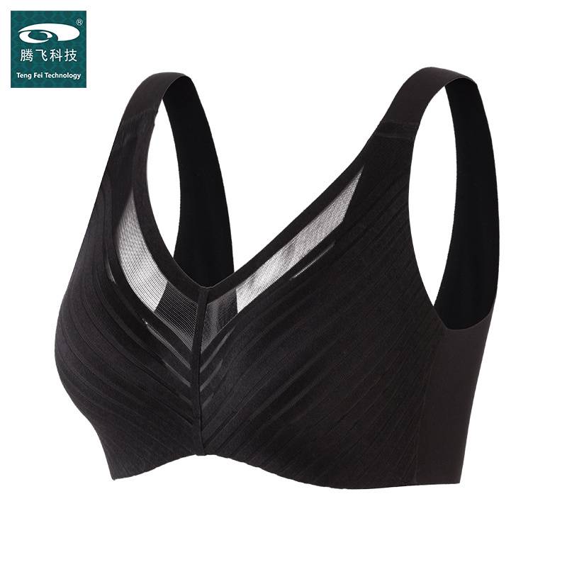 Soutien-gorge sans armatures, confortable et sans coutures en dentelle pour femme 1