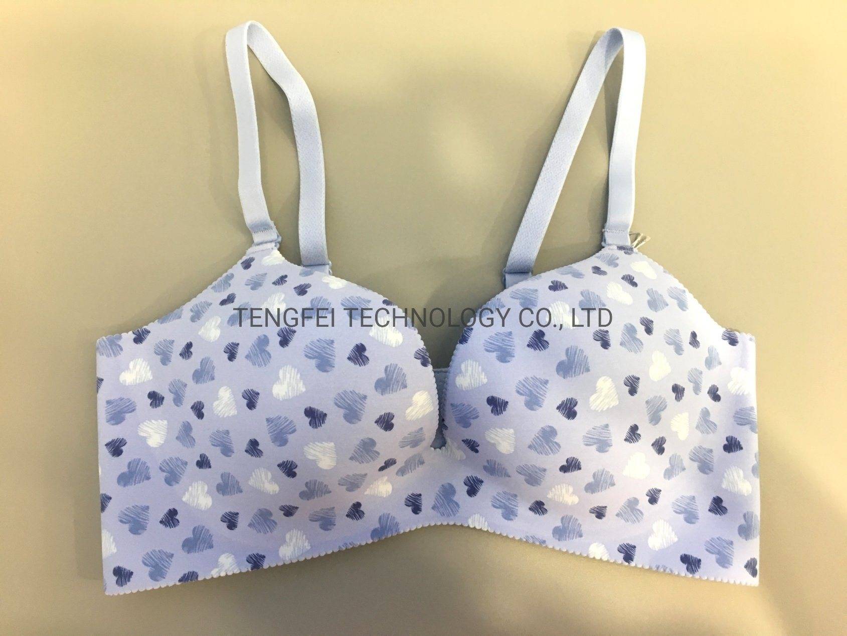 Soutien-gorge une pièce imprimé sans coutures à armatures pour femme 1