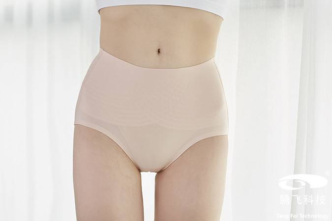 여성용 니트 미드라이즈 심리스 센셀라스트 3D 프린팅 코르셋 브리프 1
