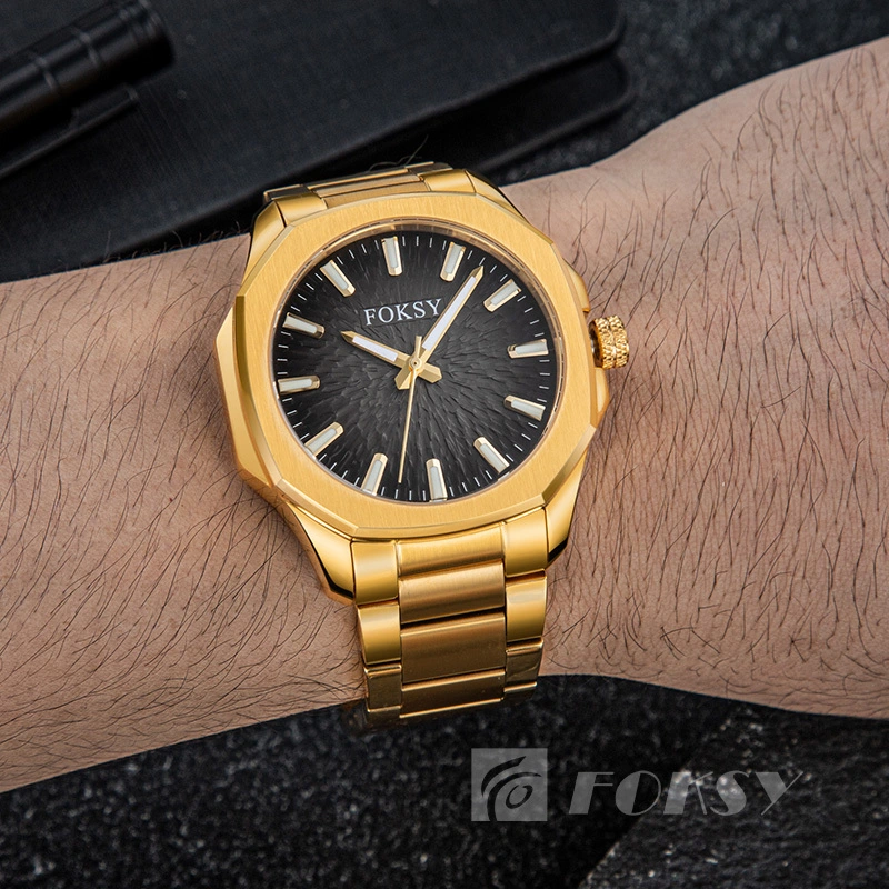 Men Quartz Watch Stainless Steel 5ATM Luminous Business Leisure Custom Watch 688-7-1002 1