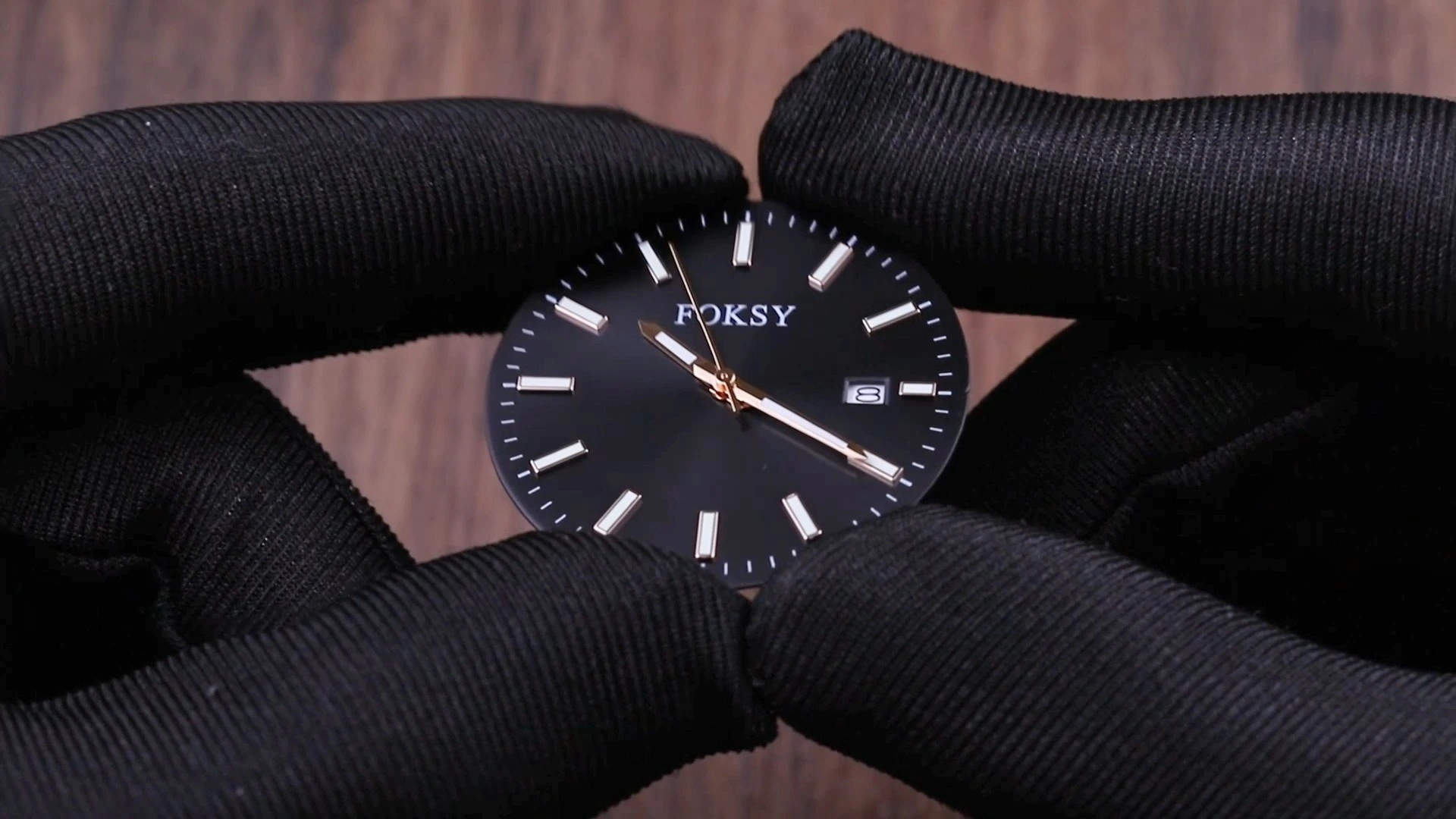 Custom Men Watch Quartz Watch Stainless Steel Luxury 5ATM Business Leisure Watch 689-7-1002 1