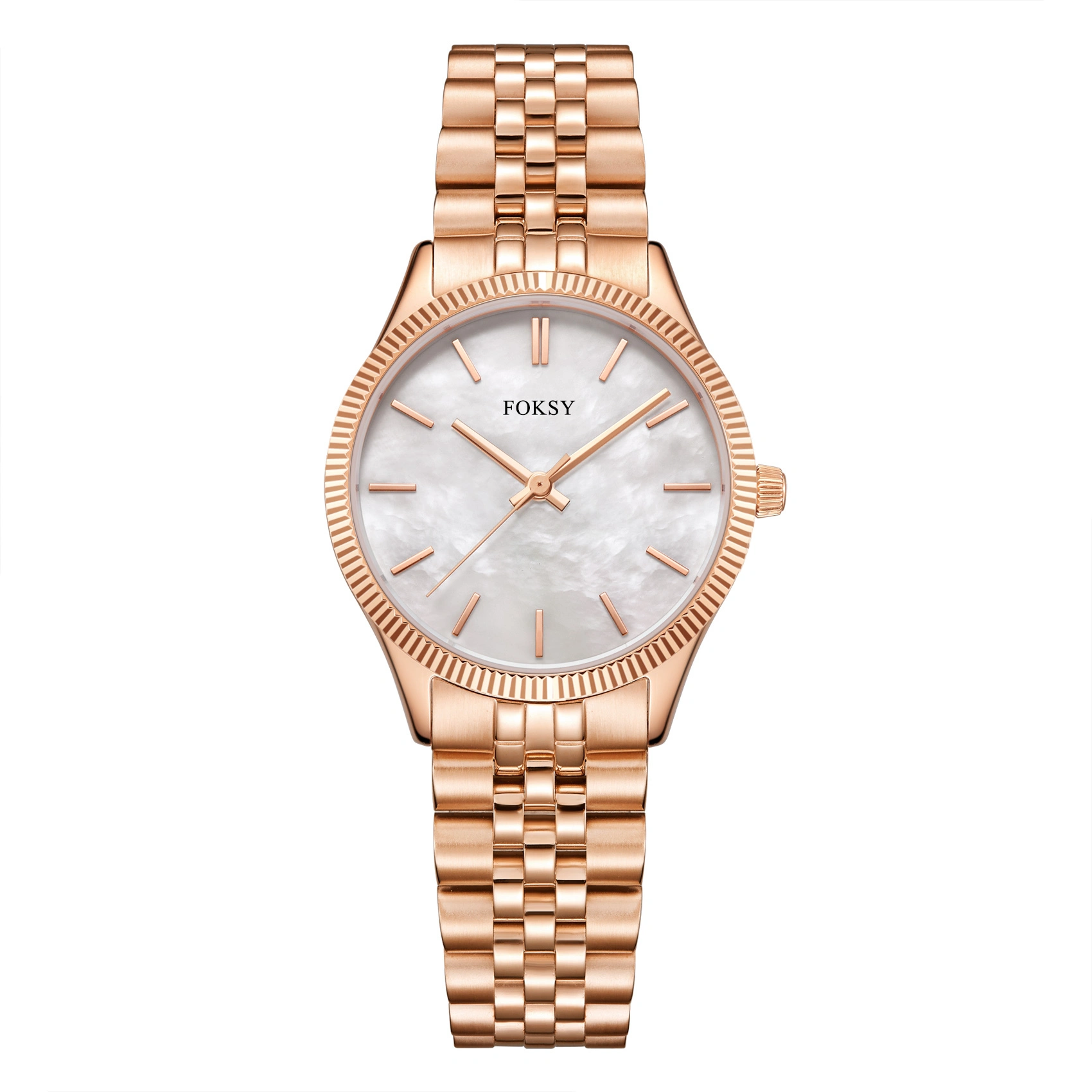 Custom Women Watch Quartz Watch Stainless Steel Fashion Leisure 5ATM Luxury Watch 205-7-1001 1