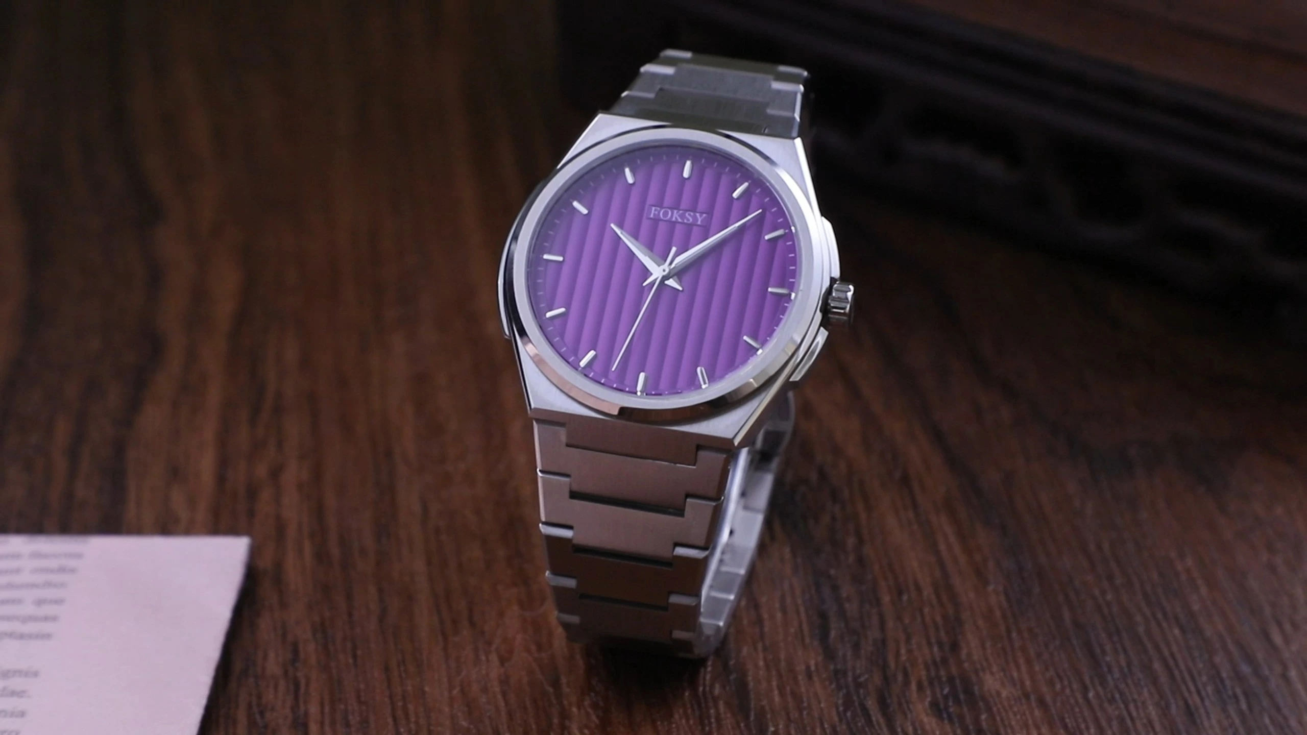 Custom Men Watch Quartz Watch Stainless Steel 5ATM Fashion Leisure Watch 632-7-1048 1