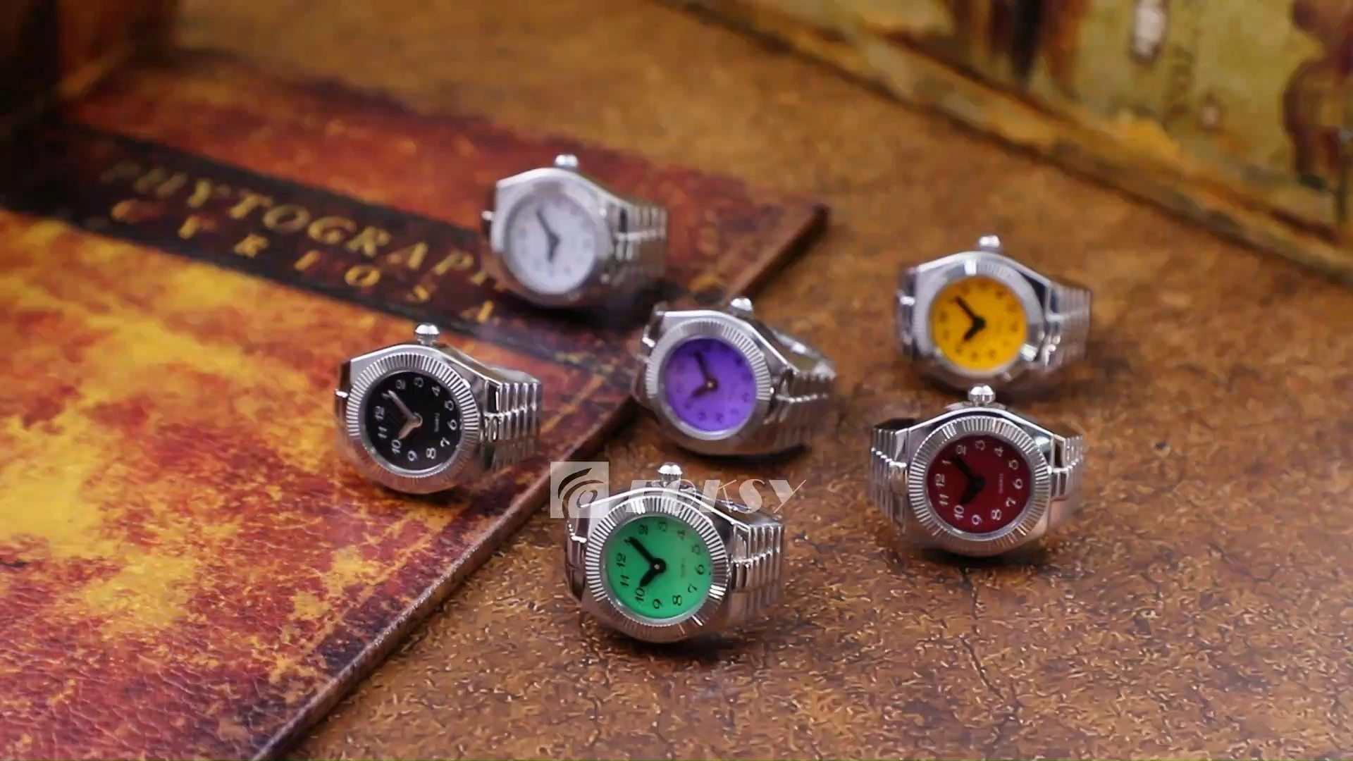 Quartz Ring Watch Wholesale Ring Watches  Stainless Steel Finger Watch 660-7-1002 1