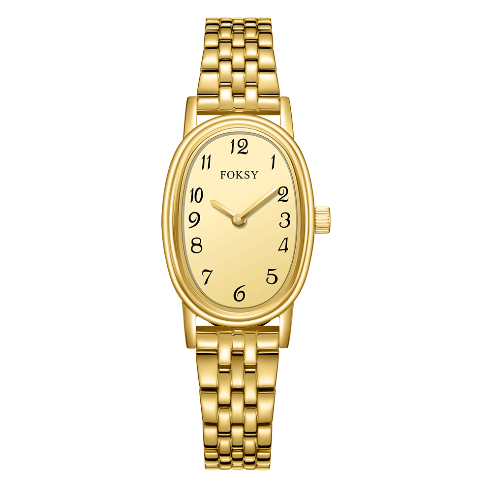 Reliable OEM Women's Retro Oval Watch 222-7-1003 Leather/Bracelet Strap Watch 1