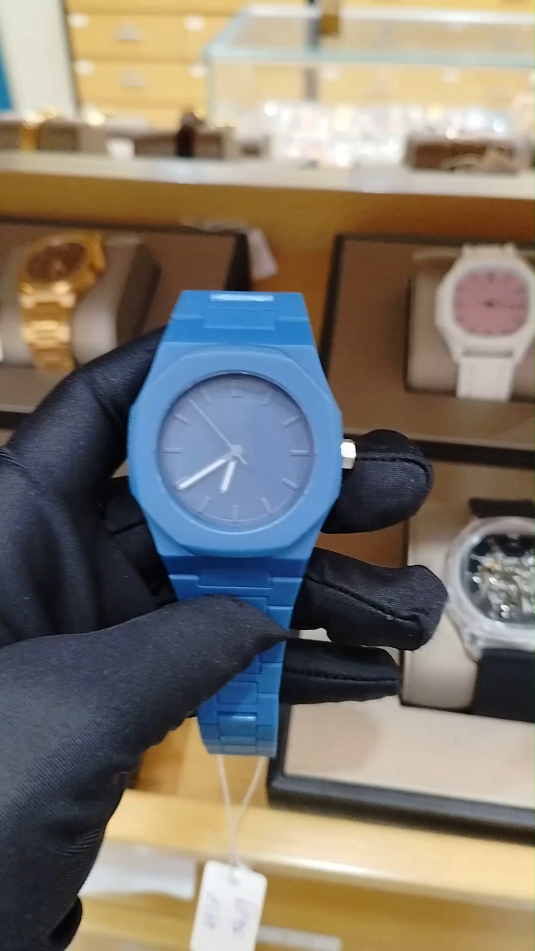 Low MOQ Men's All-Plastic Sports Watch 497P-7-1001 OEM Case Casual Watch 1