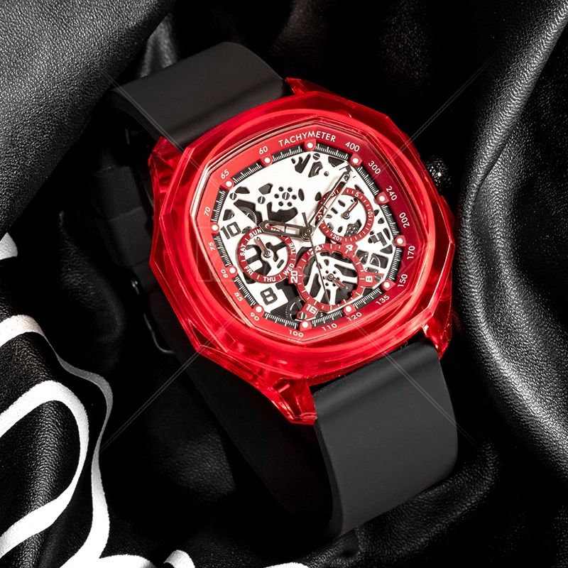 Montre chronographe pour homme, coloris variés, référence 535P-7-1002 1