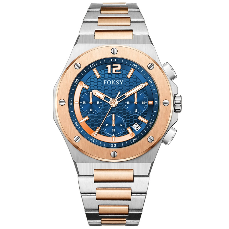 Watch Makers Men's Chronograph Sports Watch Various Styles Stainless Steel Bracelet Watch 336-7-1003 1
