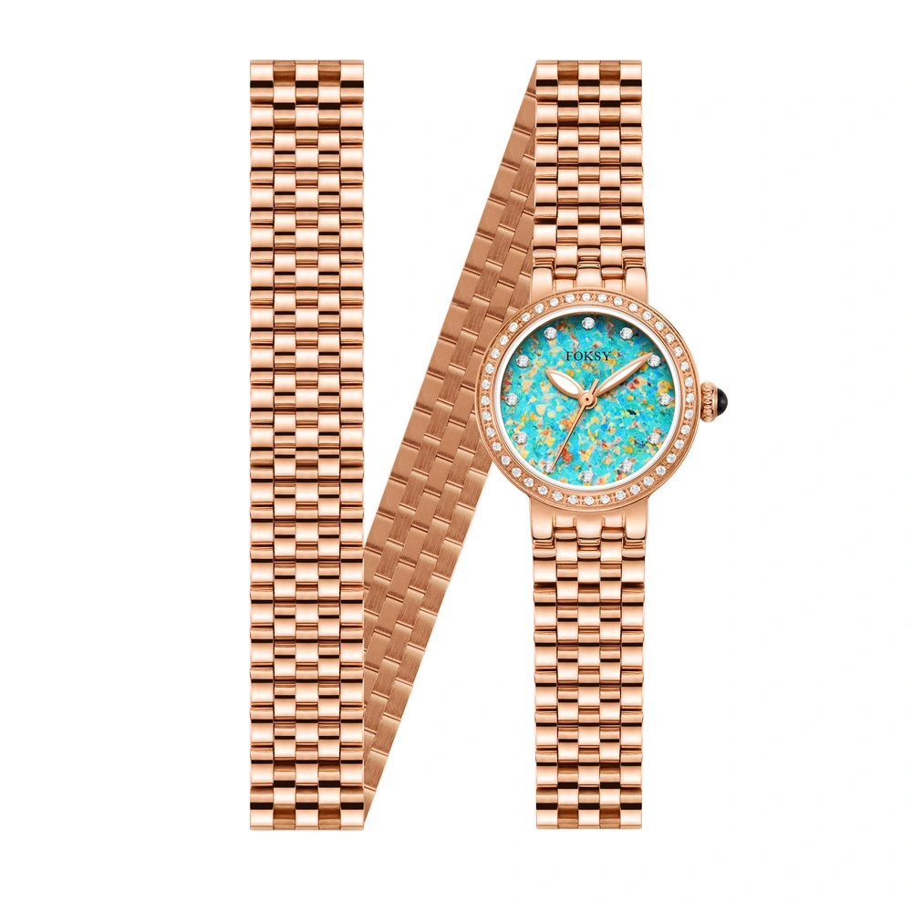 Women's Factory Diamond Watch Custom Brand Stainless Steel Jewelry Watch 218-7-1002 1