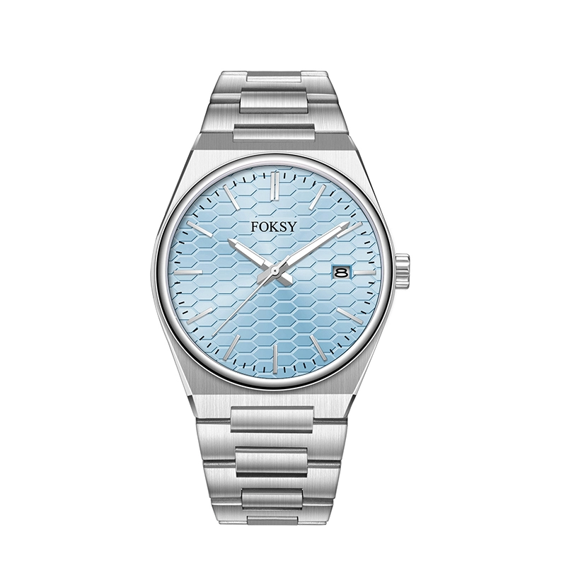 Honeycomb Dial Customize Your Watch Men Stainless Steel Fashion Casual Watch 610-7-1115 1