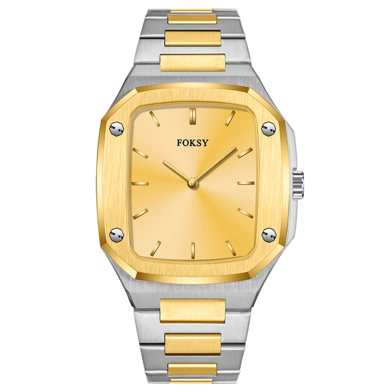 Multi-Color Angular Custom Men Watch Men Stainless Steel OEM Watch 500-7-1002 1