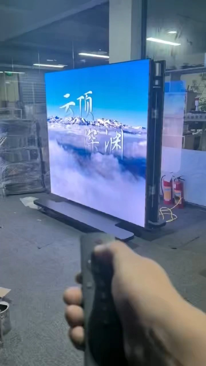 COB LED Display Lifting Folding All-in-One | JunChen Display 1