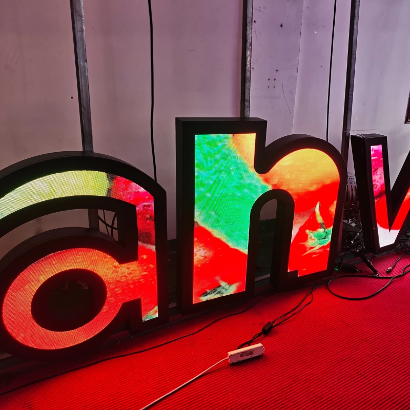 3D LED Acrylic Letters Full Color for Storefront/Branding | JunChen Display 1