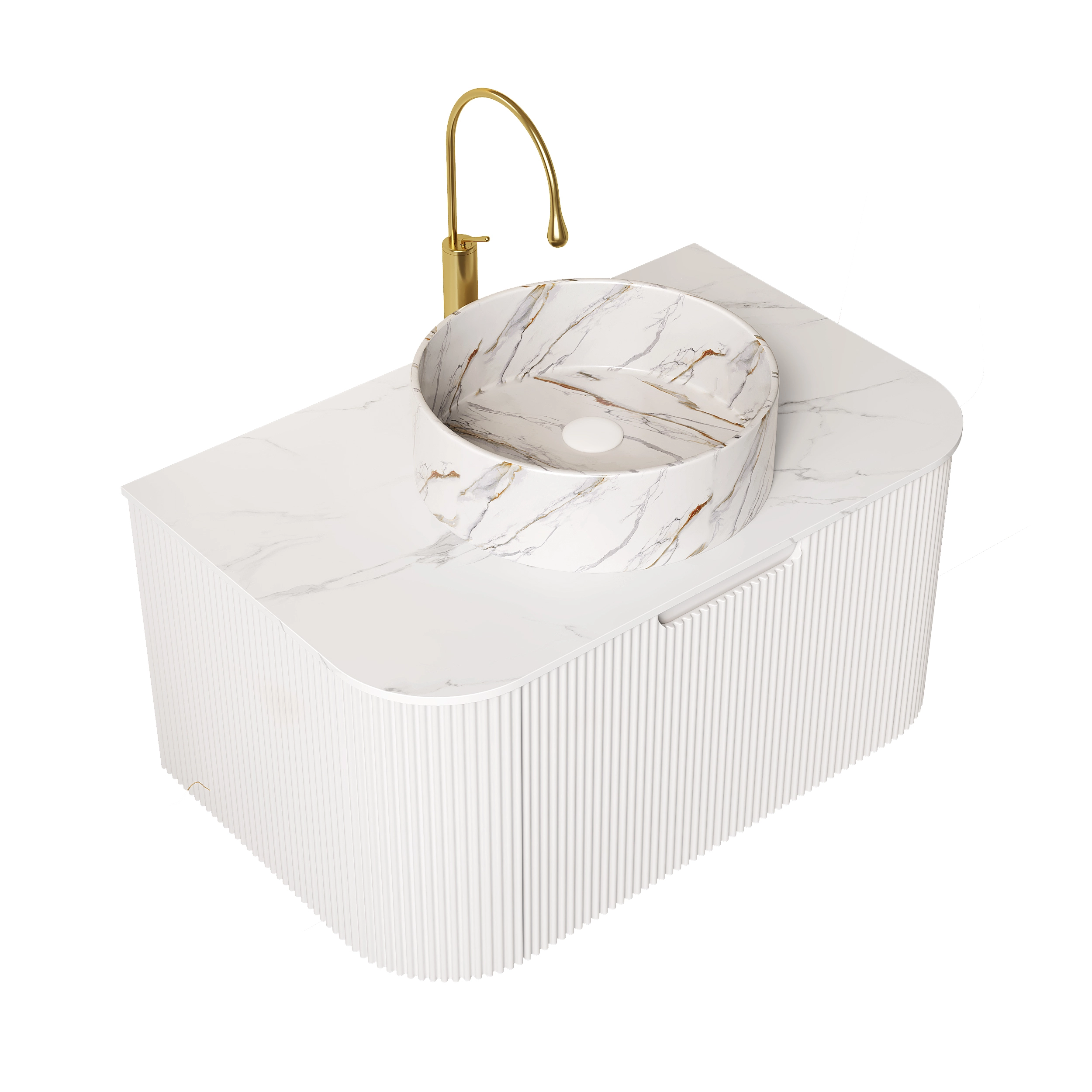 30*18.9  Floating Plywood Storage Cabinet Bathroom Vanity & Sink Floating Plywood Storage Cabinet 1