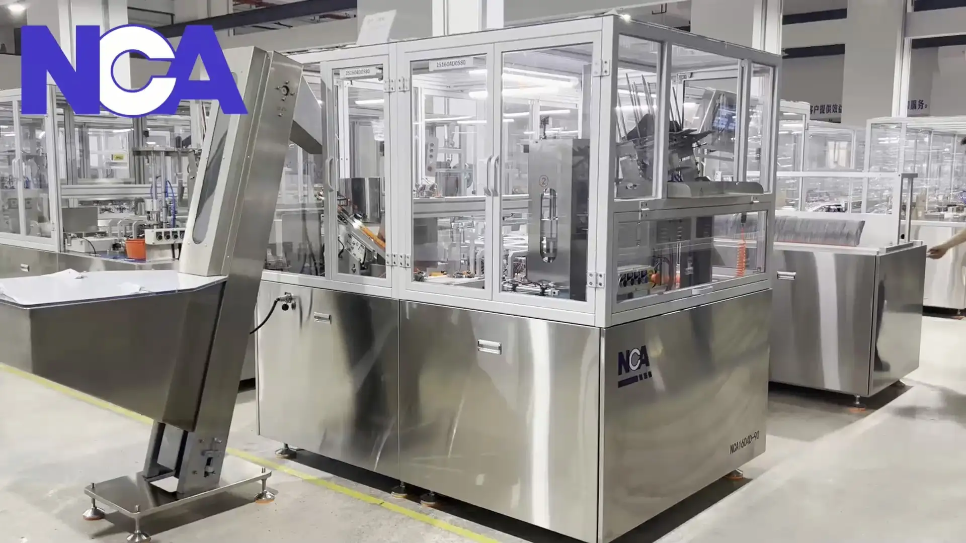 Flexible Pouch and Spout Automatic Sealing Machine NCA1604D-90 1