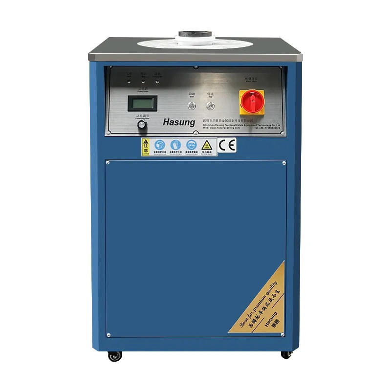 Mini horno de inducción de doble uso de 1 kg para fundir oro y platino: económico y de calentamiento rápido. 2