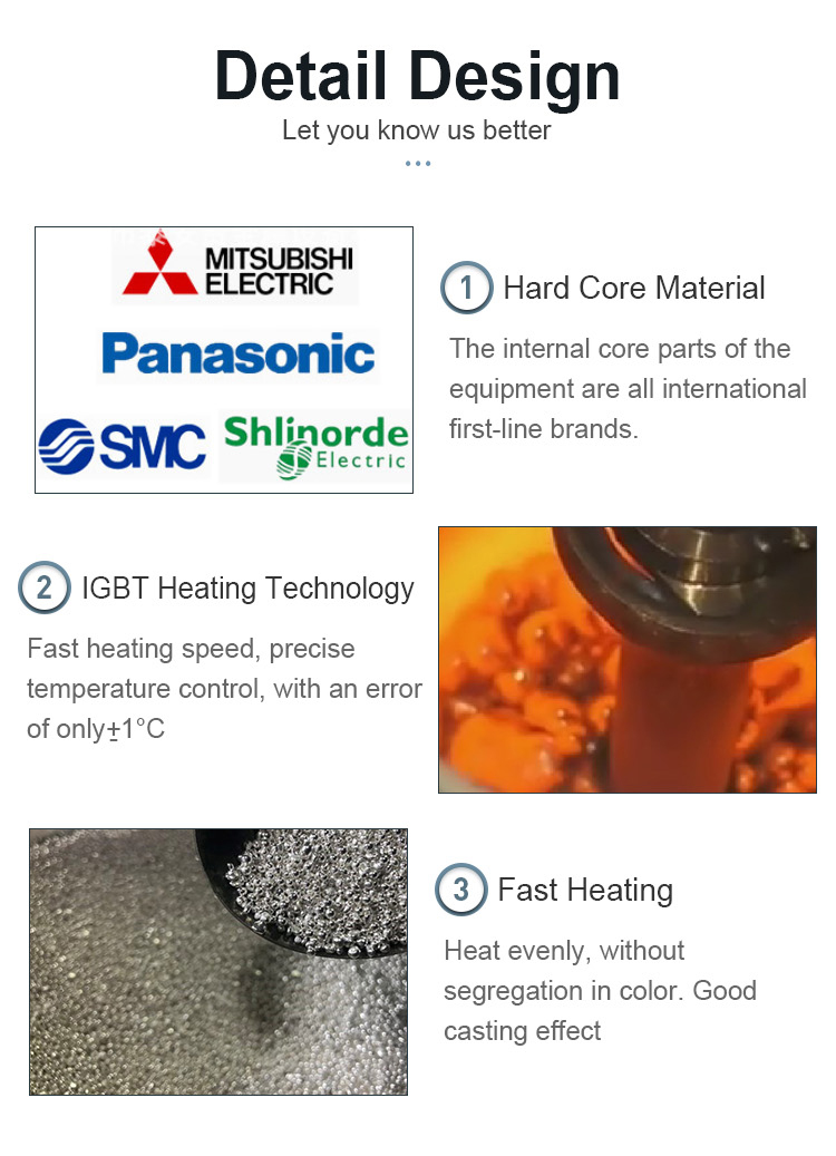 Mesin Granulasi Emas Perak Tembaga yang Disesuaikan Mesin Granulator Graining dengan produsen 2kg hingga 15kg 19