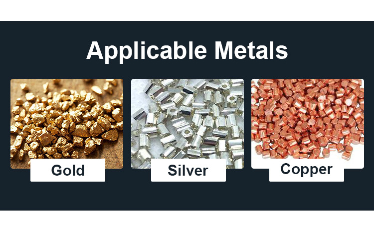 Mesin Granulasi Emas Perak Tembaga yang Disesuaikan Mesin Granulator Graining dengan produsen 2kg hingga 15kg 18