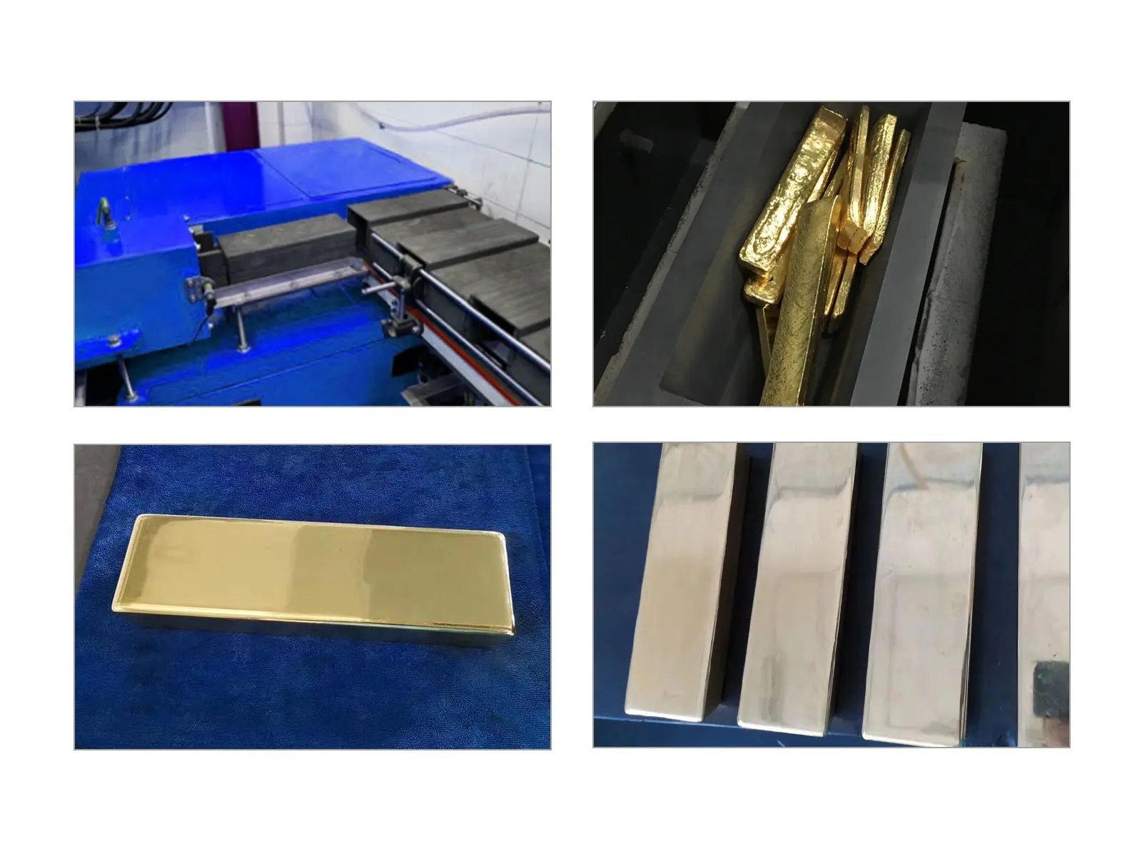 Máquina de fundición de lingotes de oro al vacío Hasung 4