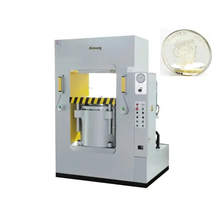 Prensa hidráulica para acuñar monedas de oro y plata: proceso optimizado y ahorro de energía. 3
