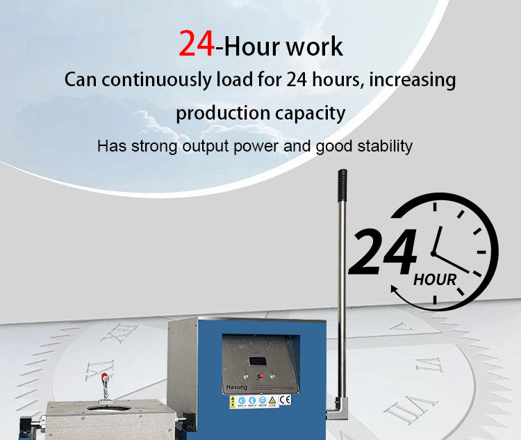 Hasung - Horno de inducción para fundición de oro, plata y cobre con capacidad de 20 kg, 30 kg, 50 kg y 100 kg 16