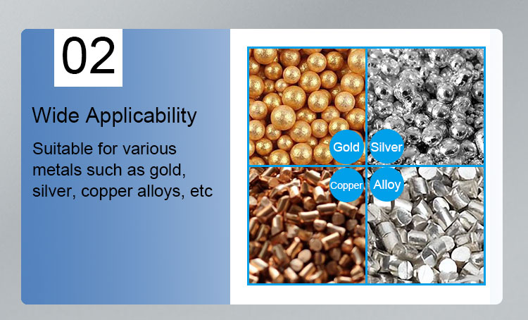 Hasung - Horno de inducción para fundición de oro, plata y cobre con capacidad de 20 kg, 30 kg, 50 kg y 100 kg 13