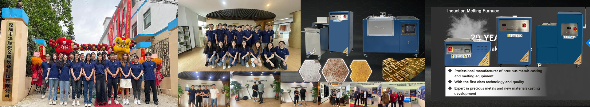 Un cliente dell'Arabia Saudita ha visitato Hasung per le macchine per la fusione di metalli preziosi 1